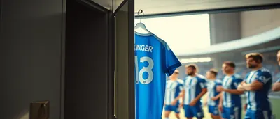 Derby County's white and black kit-clad trialist winger, an anonymous figure with determined expression, bursts down the...